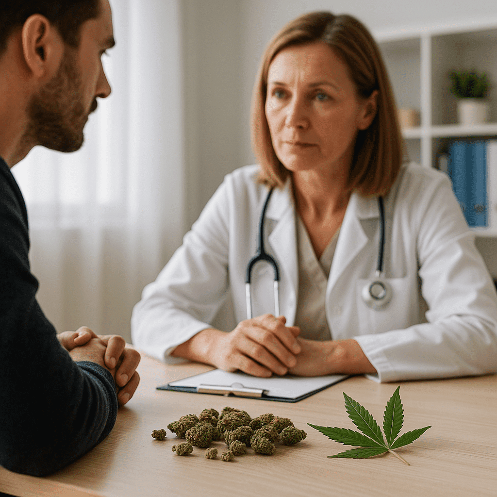 Doctor-patient consultation for medical cannabis