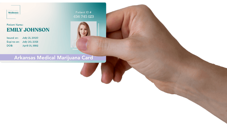 Medical cannabis patient with prescription card